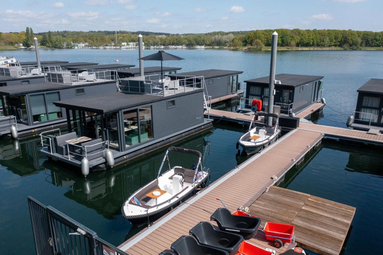 Houseboats Mookerplas Met Dakterras Middelaar Eksteriør bilde